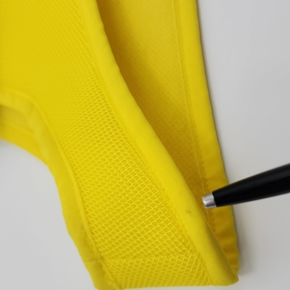 Rare Nike X OFF-WHITE NRG X Cross Bib Optic Yellow M - Picture 8 of 9